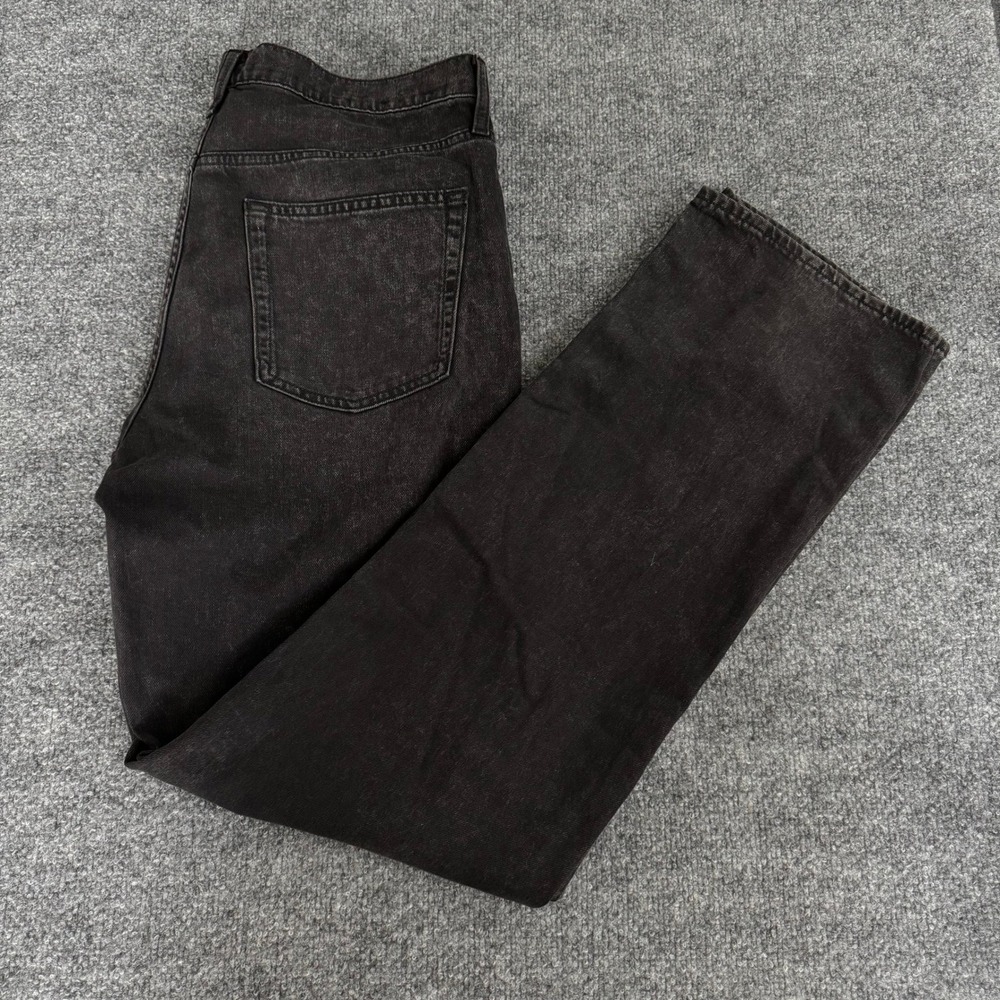 Gap 90s Loose Jeans Womens 12/31 Tall Retro Baggy Denim Washed Black 2022